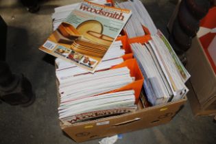 A collection of woodworking magazines