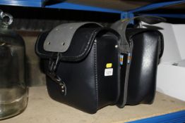 A pair of companion bags