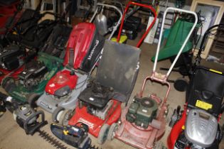 A Cantex Saber 19 petrol lawnmower