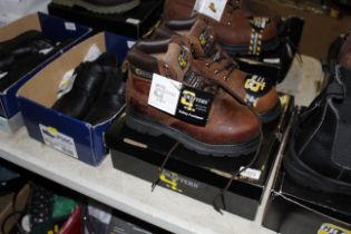A pair of Grafters work boots as new