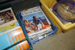 A box of Classic Boat magazines