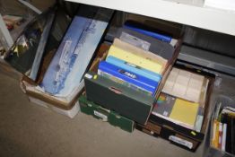 A quantity of various stationery, picture frames,