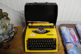 An Adler Tippa portable typewriter