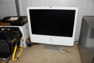 An Apple monitor