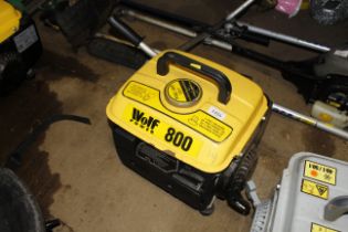 A Wolf Power 800 generator