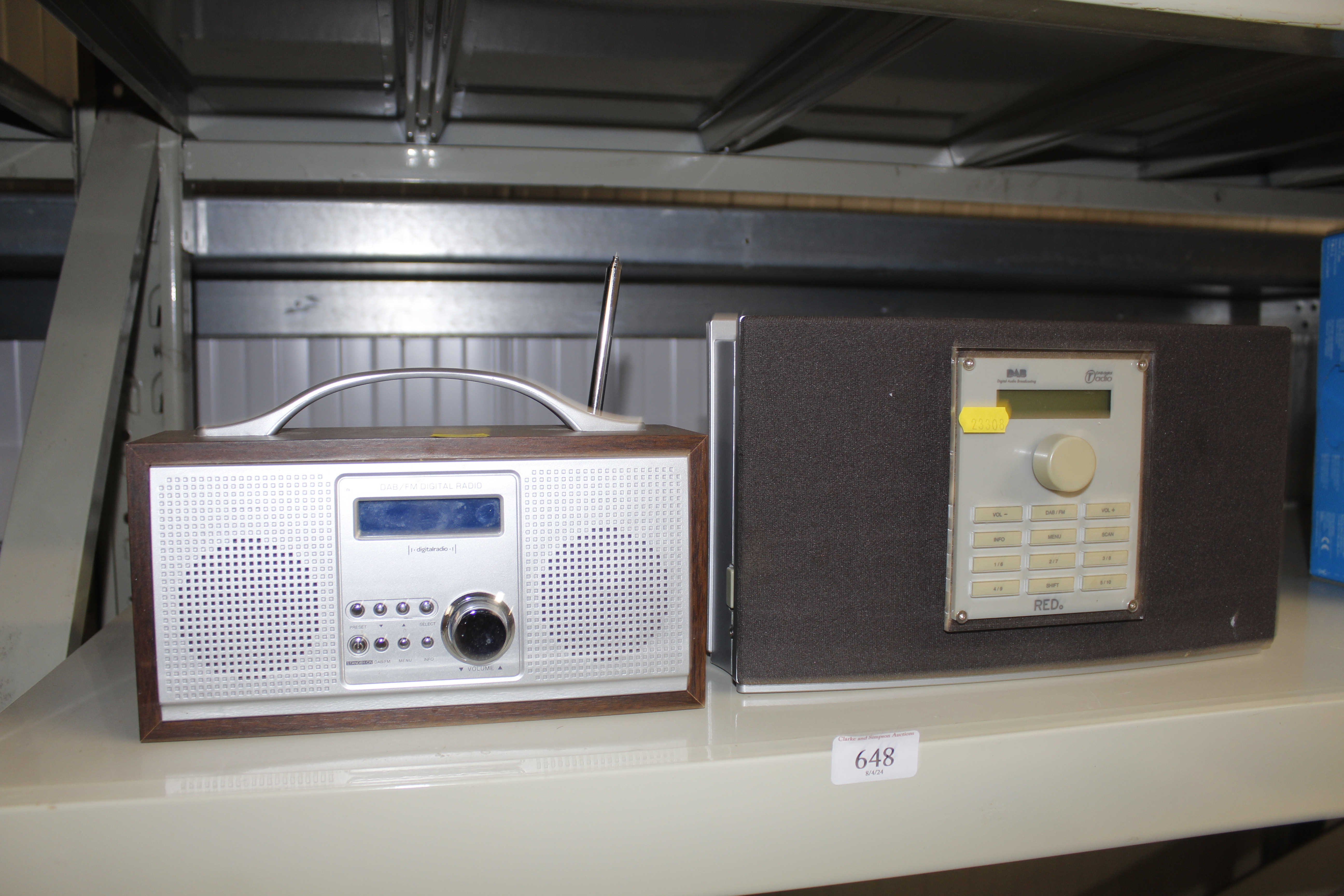 Two DAB radios