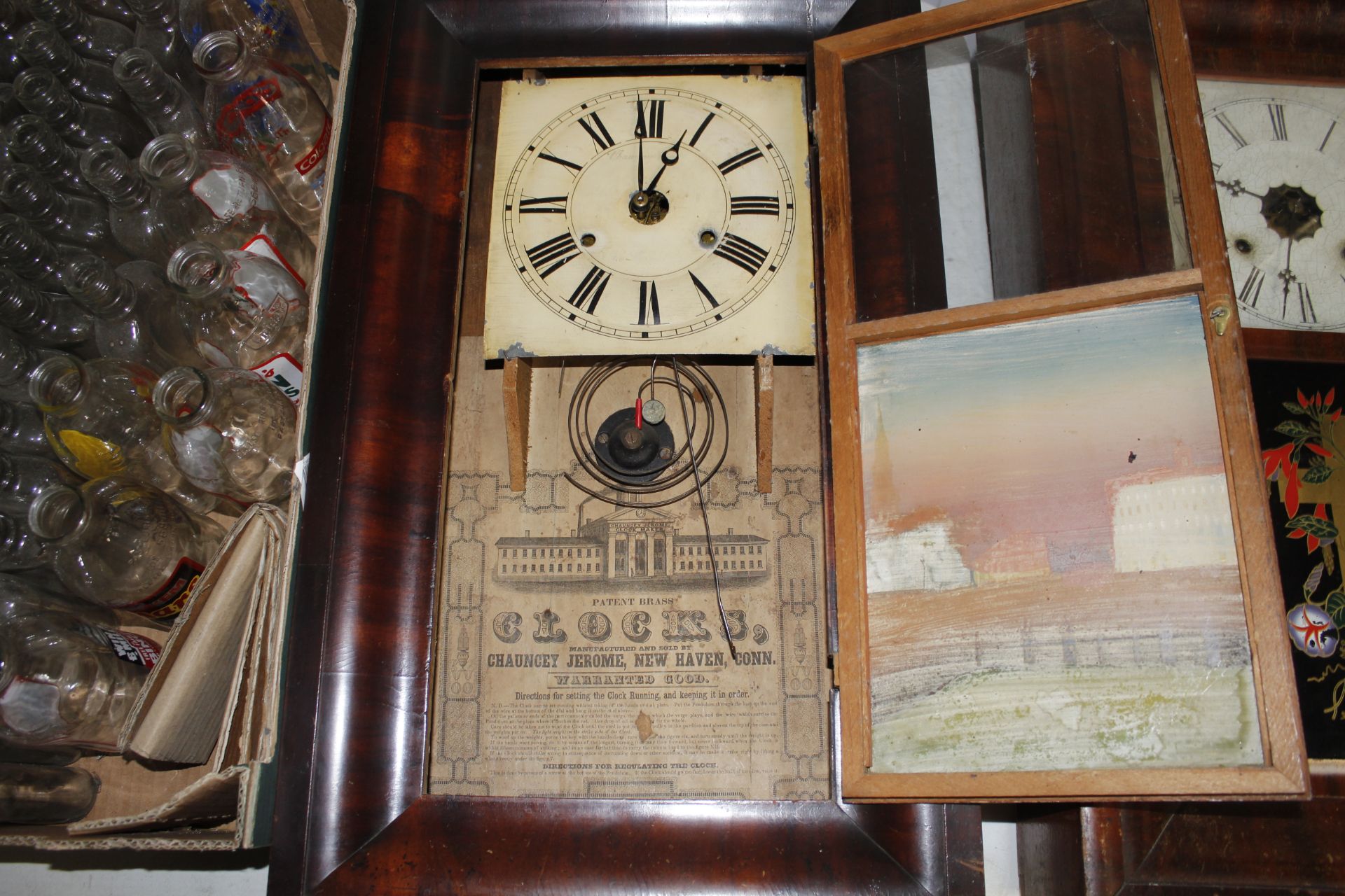 An American wall clock - Image 2 of 2
