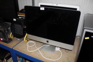 An Apple monitor