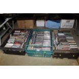 Three boxes of miscellaneous CDs