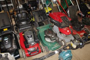 A Qualcast turbo 40 petrol lawnmower