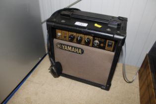 A Yamaha amplifier