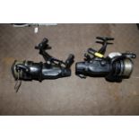 A pair of Shimano ST6000 RB bait runner fishing reel