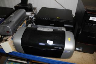 An Epson Stylus printer and an Epson photocopier