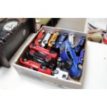 A box of model 1/24 scale model cars