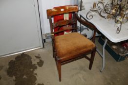 A Regency type carver chair