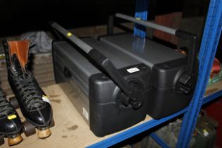 A pair of as new toolboxes