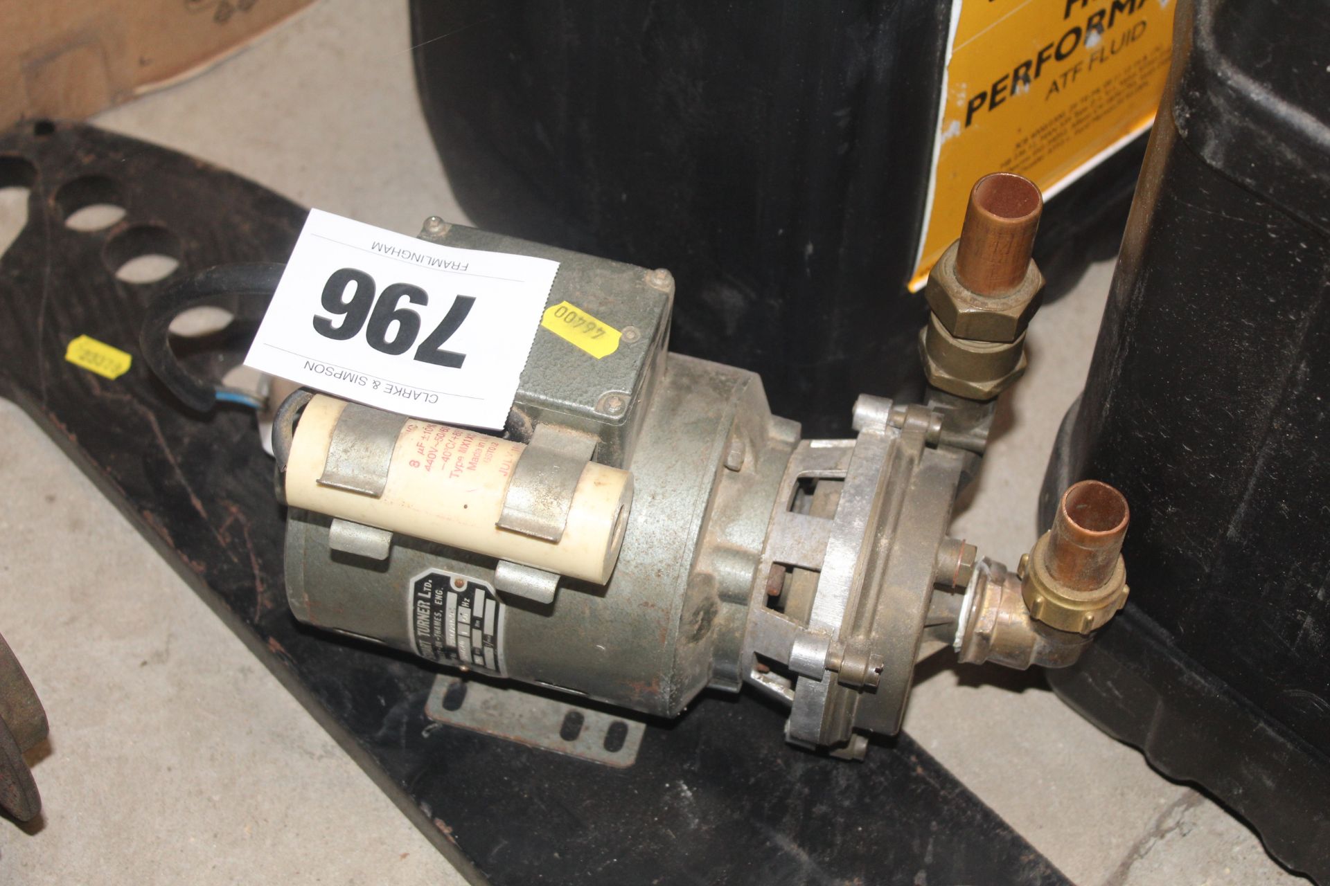 Small Stuart electric water pump. - Image 2 of 3