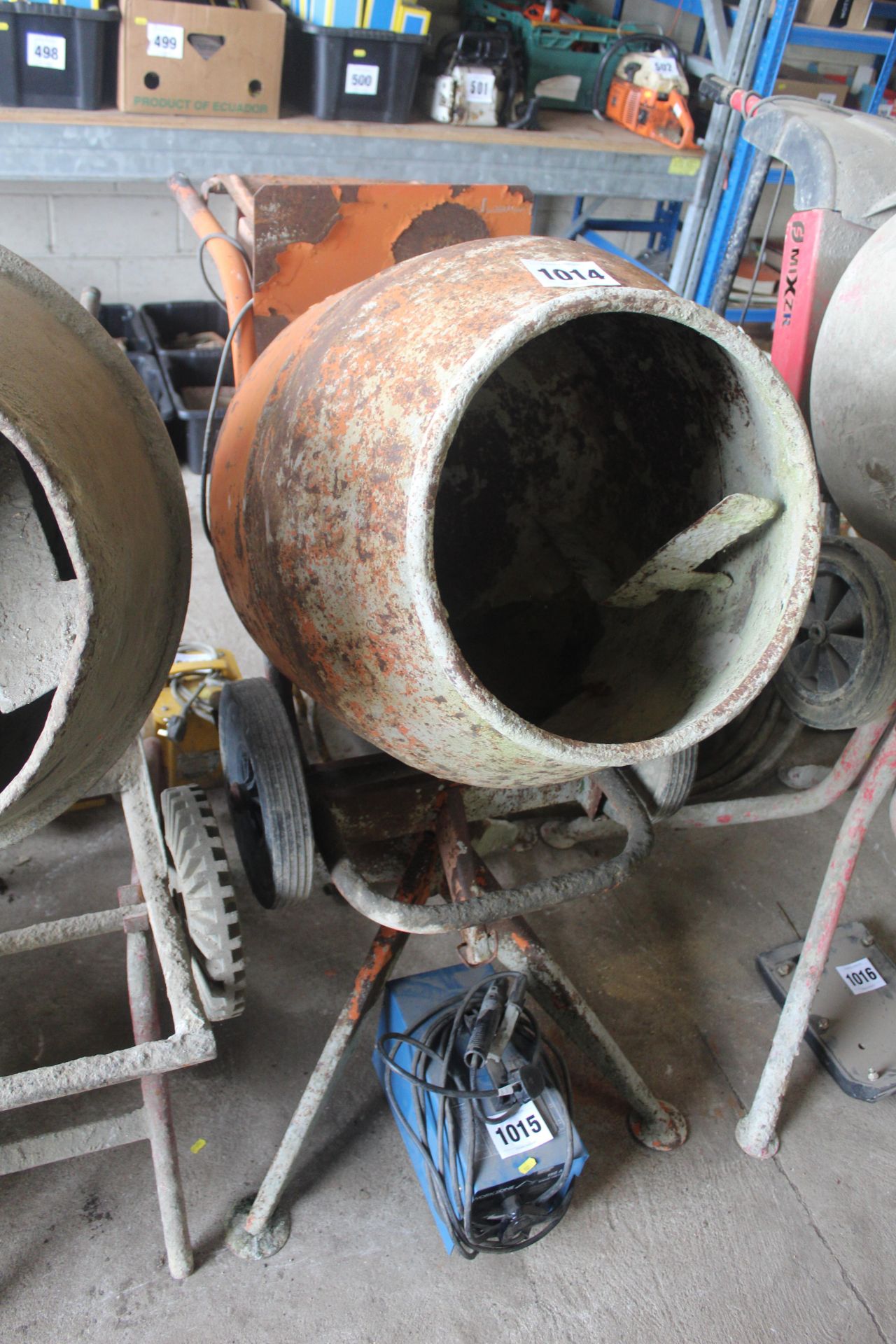 Belle electric cement mixer. V - Image 4 of 6