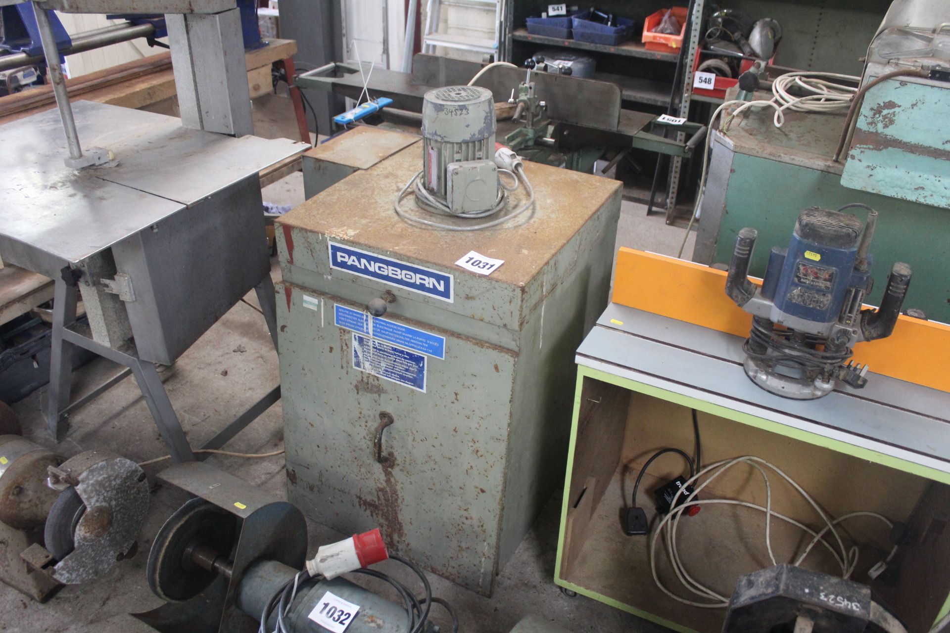 Pangborn fine particle dust extractor