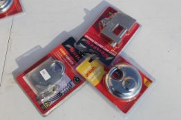 3x Various security padlocks. V