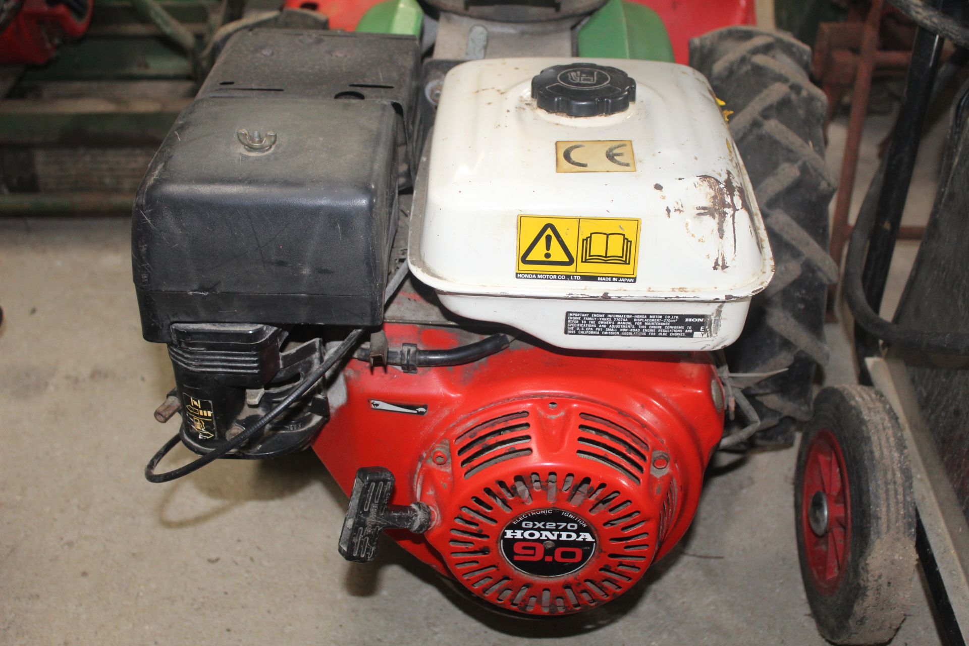 Rapid Mondo two wheel tractor. 2000. With refurbished flail mower. - Image 8 of 12