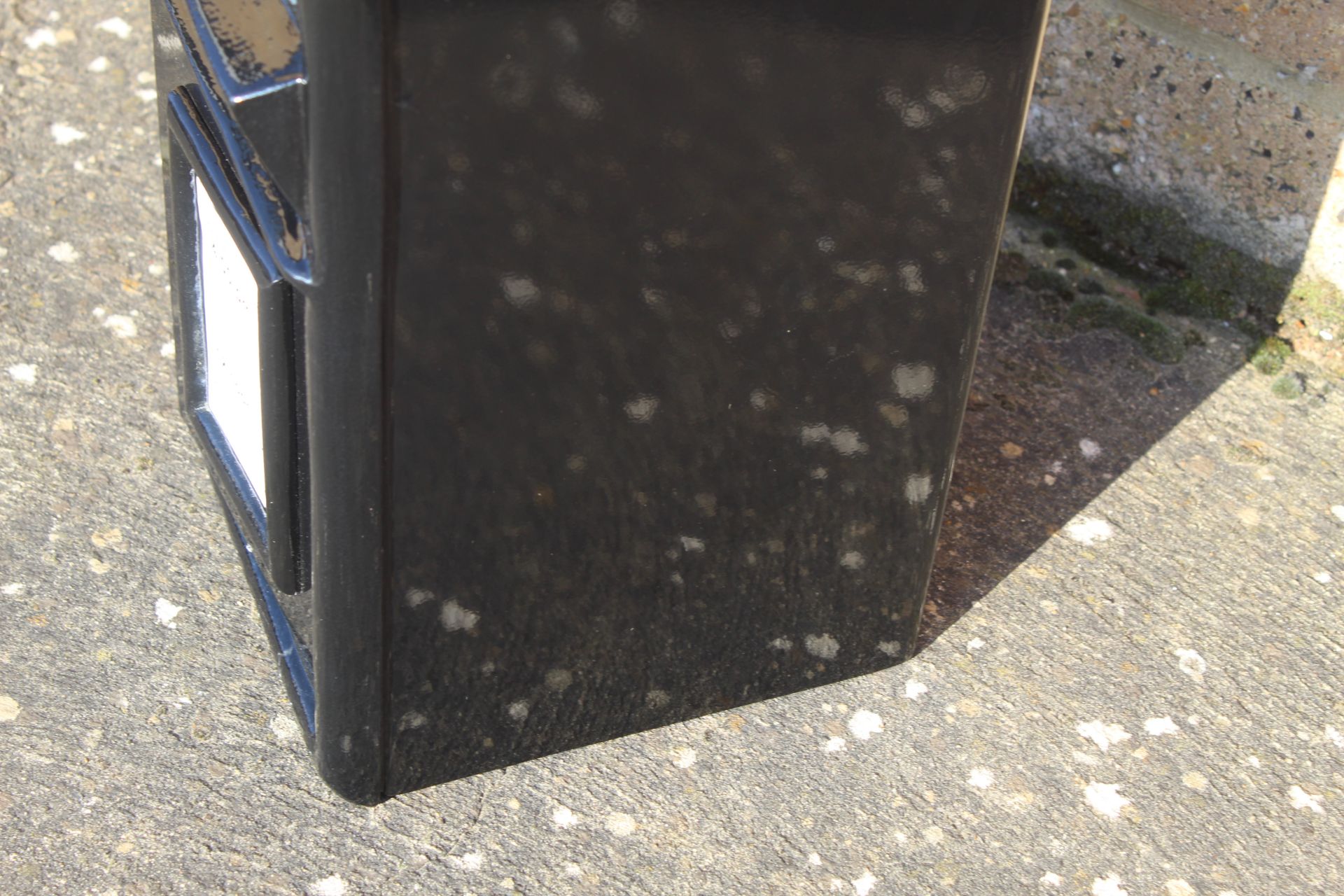 Black postbox (270mm deep). V - Bild 5 aus 5