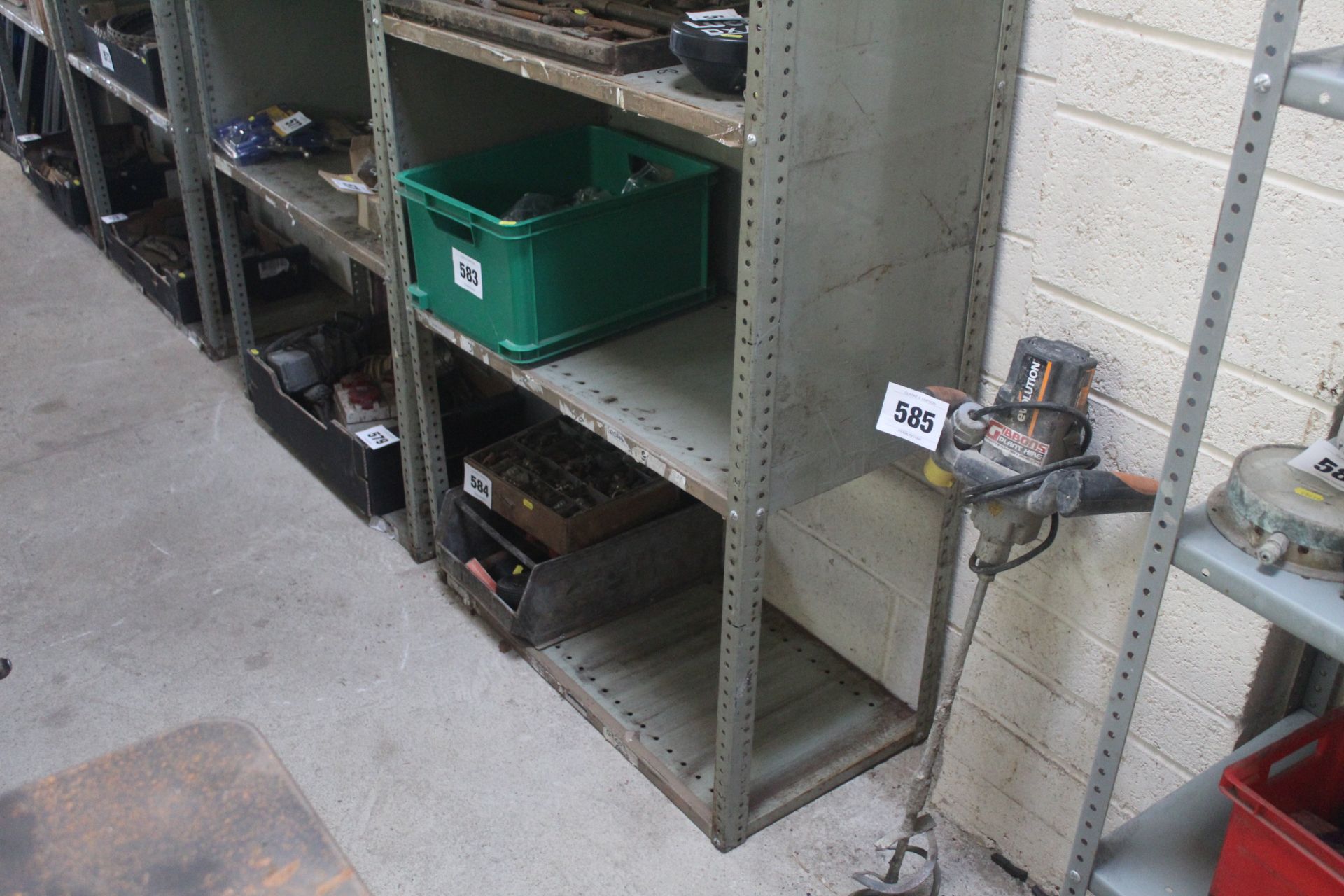 Dexion style workshop shelving. - Image 2 of 2