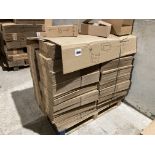 Part pallet of approx 34x28x12 single wall cardboa