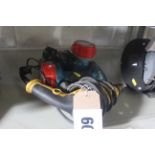 Makita cordless drill, batteries and charger and D