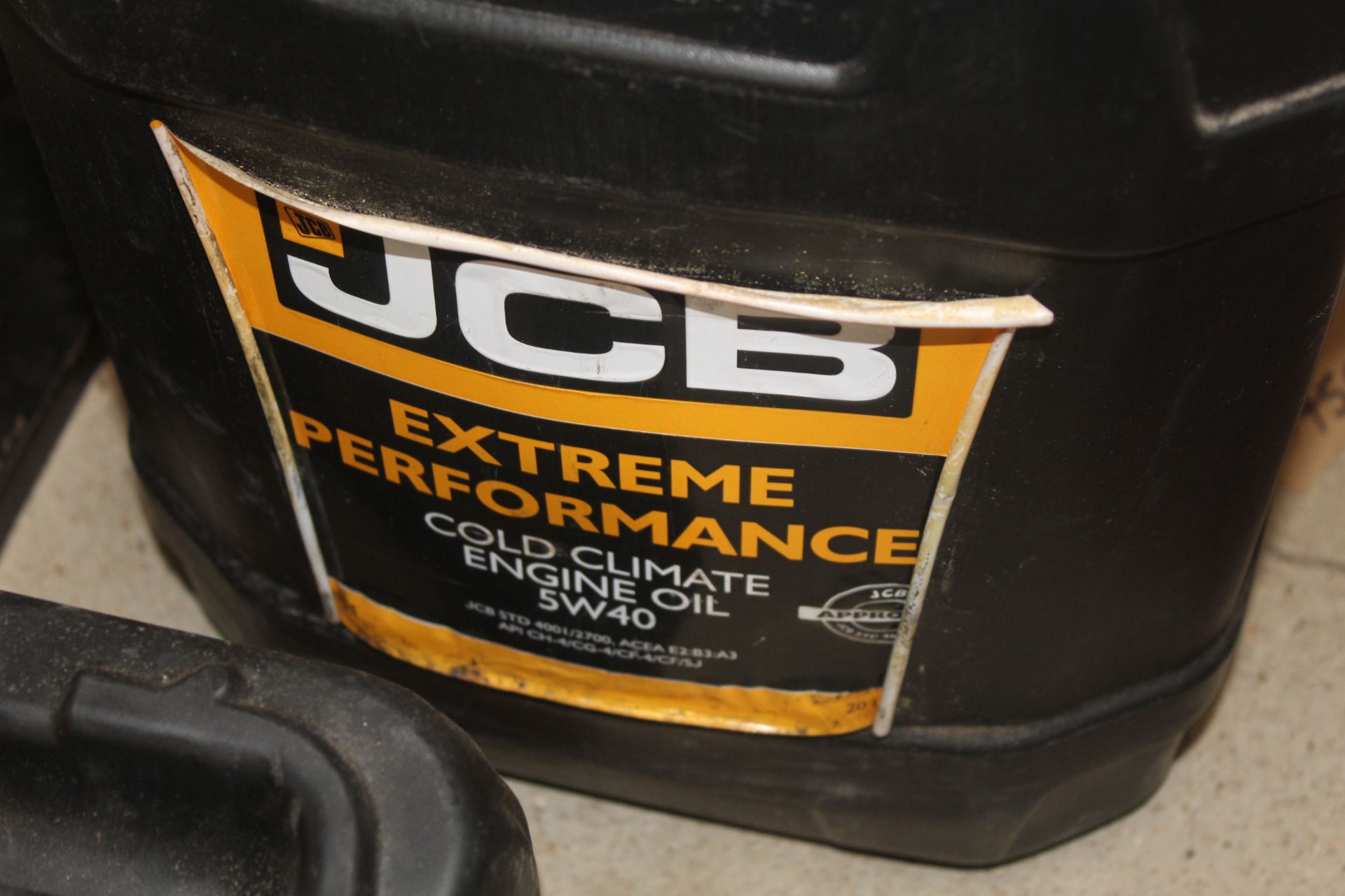 20lt JCB 5w/40 Engine Oil Part No.4001/2705D. V - Bild 2 aus 2