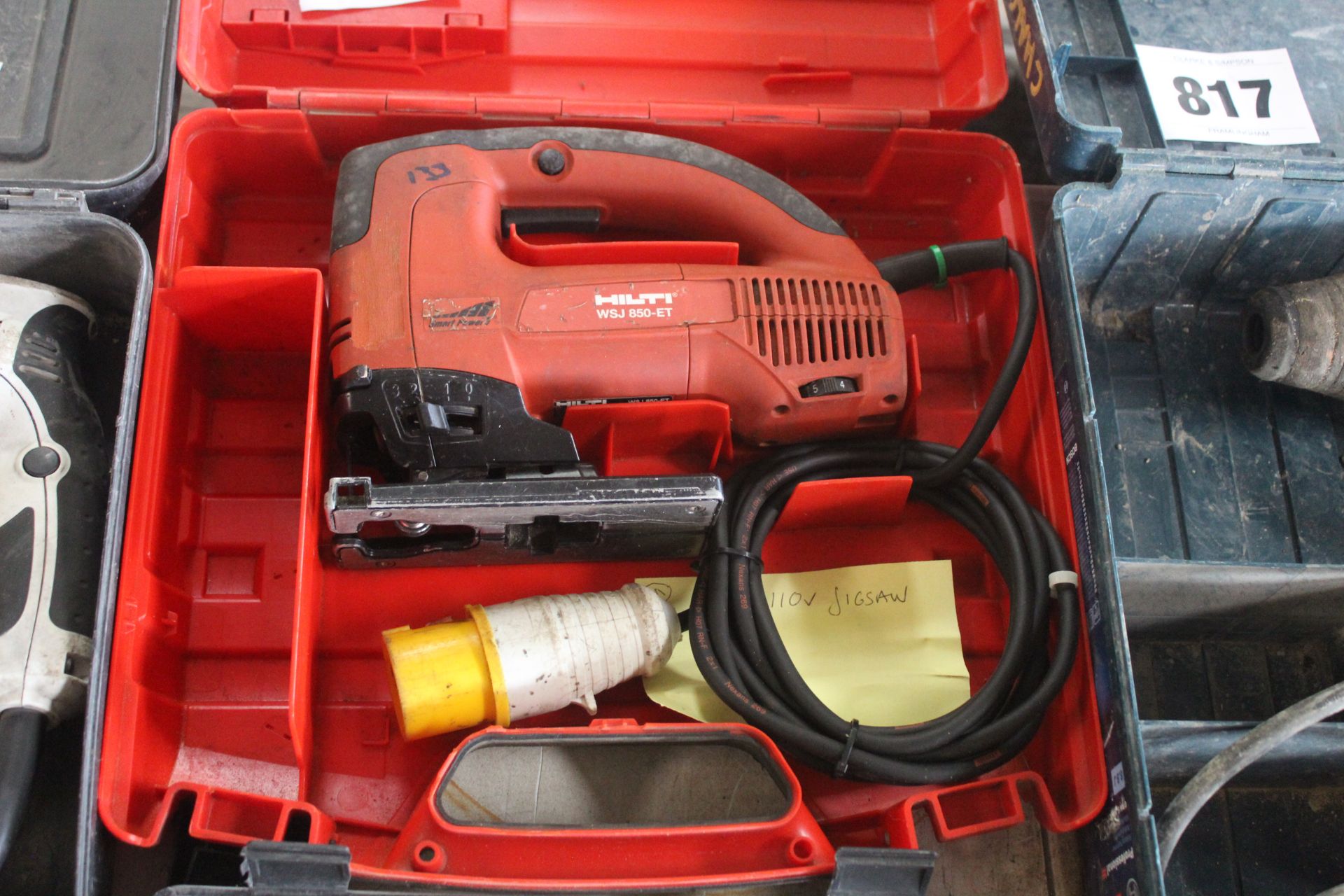 110v Hilti jigsaw.