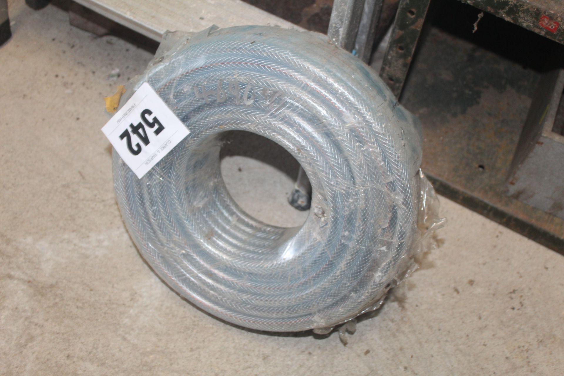 Reel of new reinforced hose.