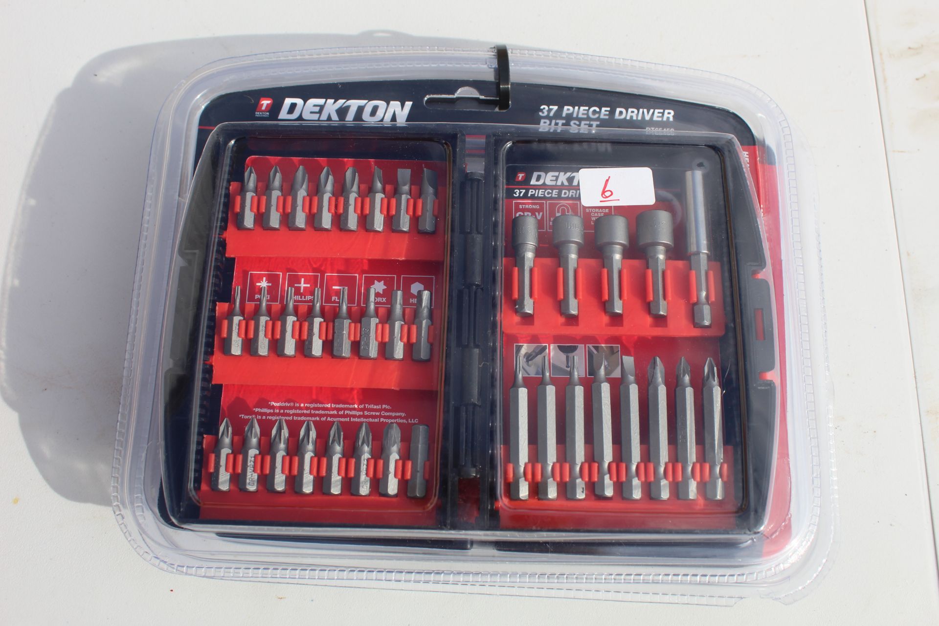 2x 37pce Driver bit sets. V