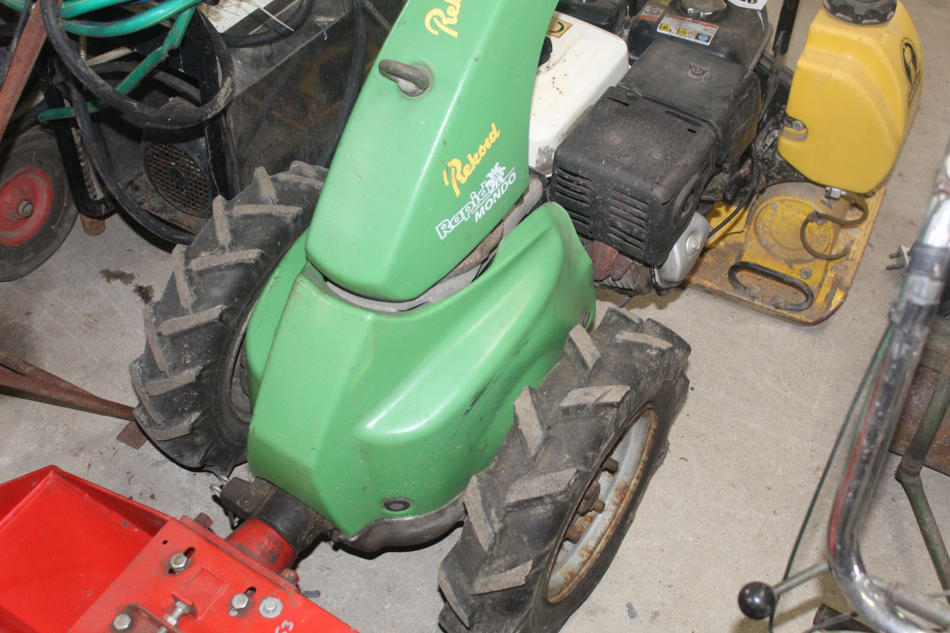 Rapid Mondo two wheel tractor. 2000. With refurbished flail mower. - Image 3 of 12