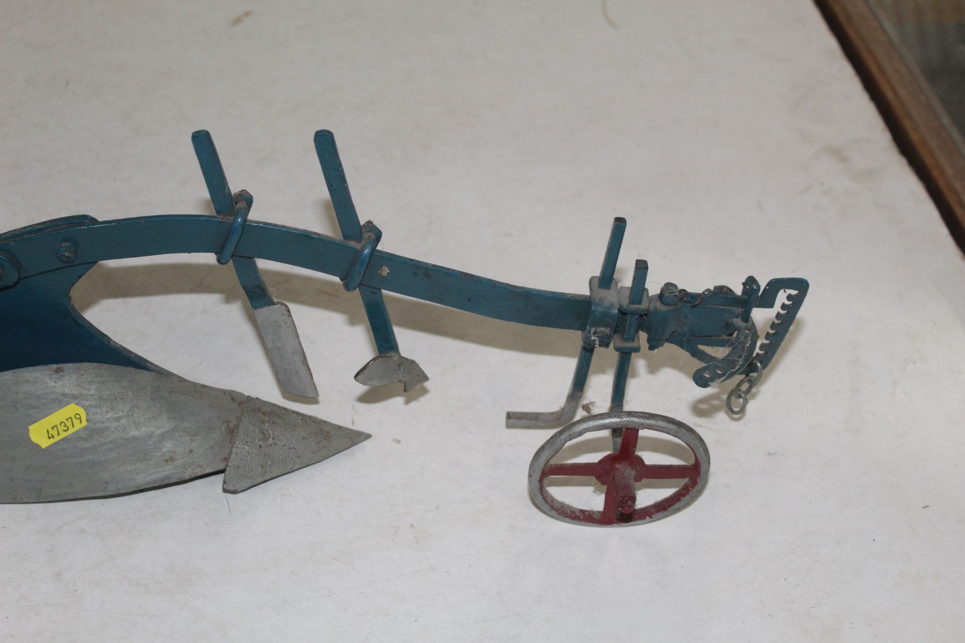 Model of a Ransomes horse plough. - Image 2 of 7