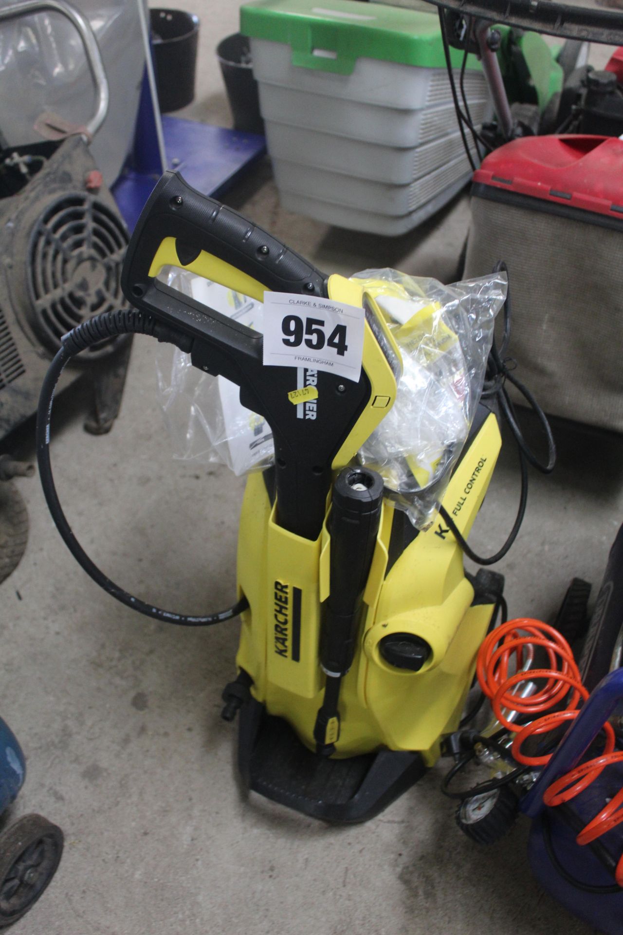 Karcher K4 pressure washer.