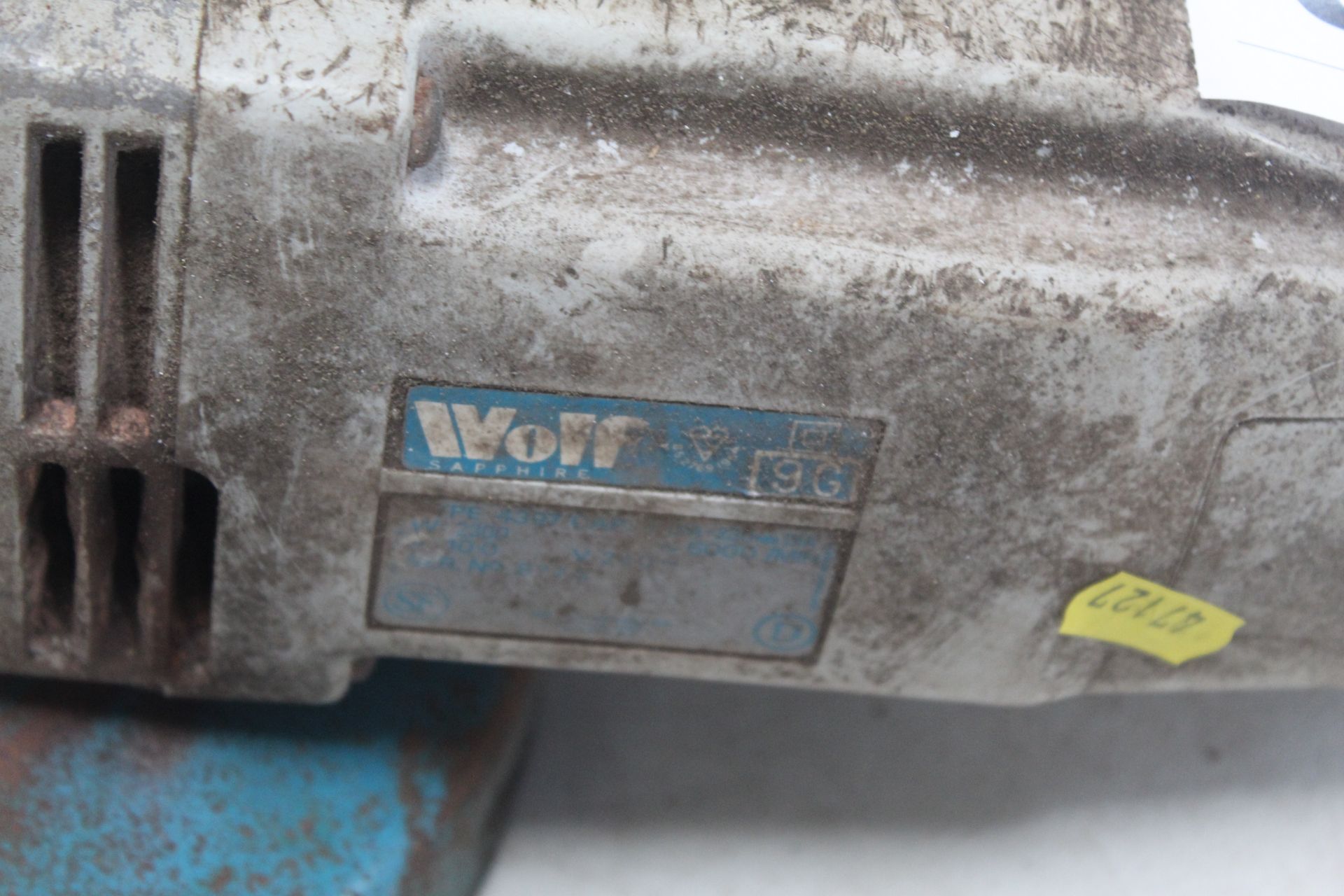 Wolf 9in angle grinder. - Image 2 of 3