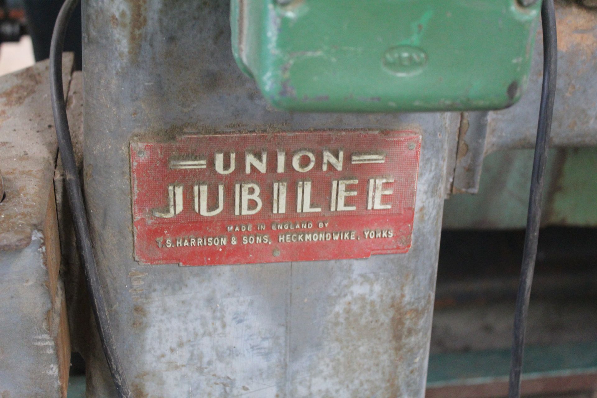 Union Jubilee wood lathe. With extendable bed. - Bild 5 aus 13