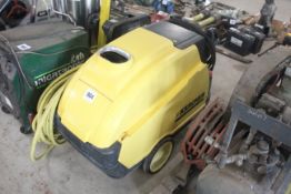 Karcher steam cleaner. With long hose. Recently serviced. Manual held.