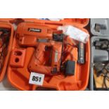 Paslode nail gun. With battery and charger.