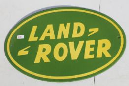 Land Rover vitreous sign 16x10. V