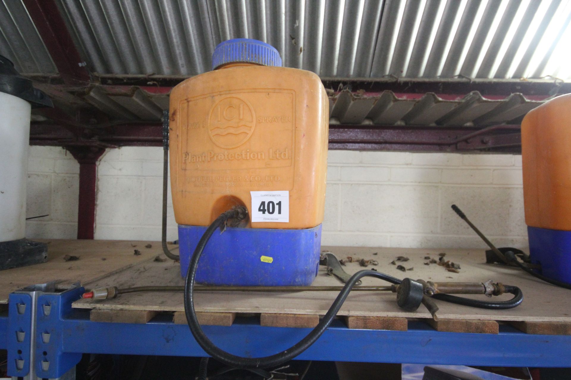 Cooper Pegler knapsack sprayer.