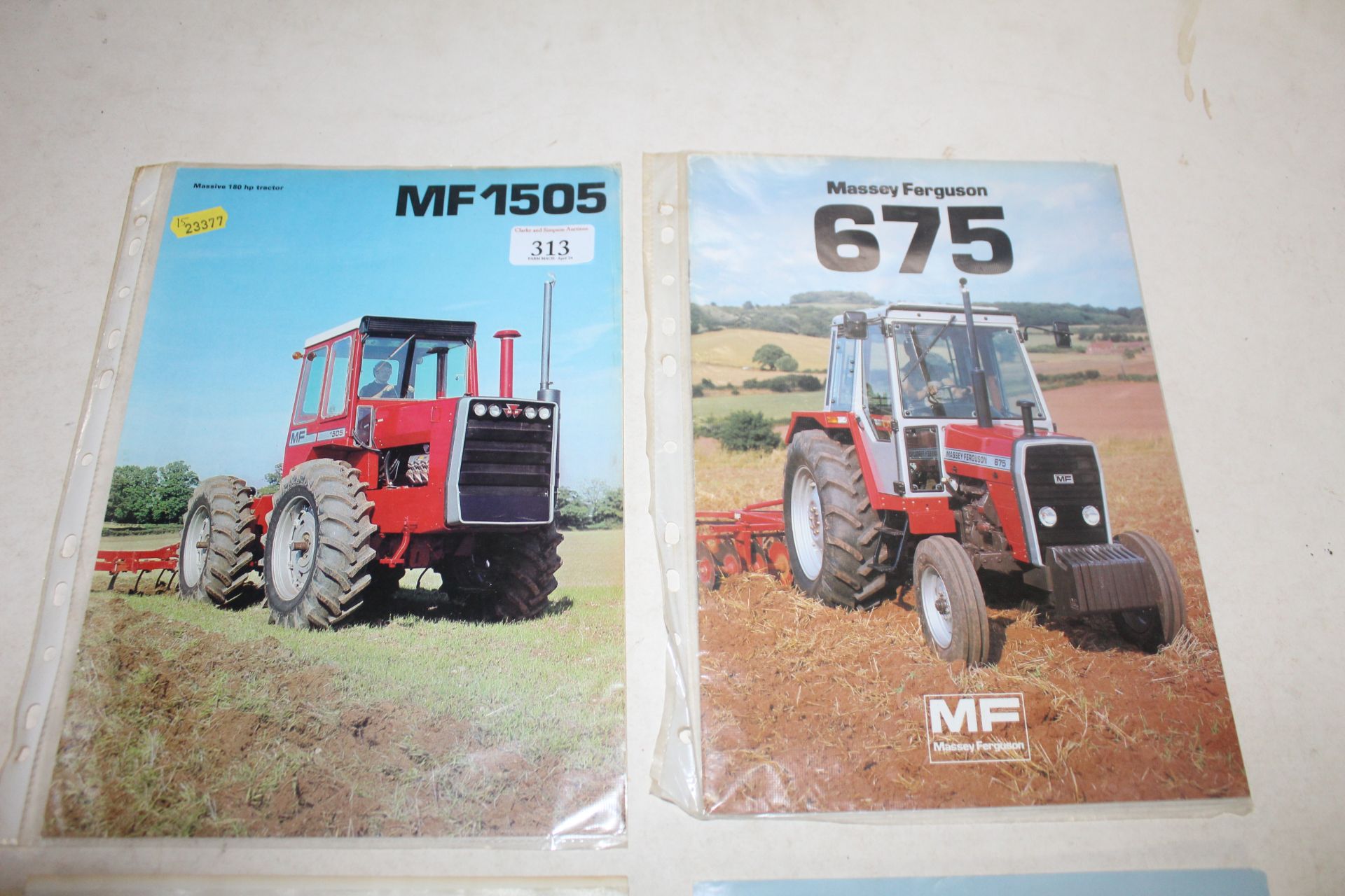 Massey Ferguson Tractor Brochures. - Image 2 of 3