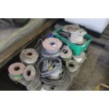 Quantity of wire and cable. V