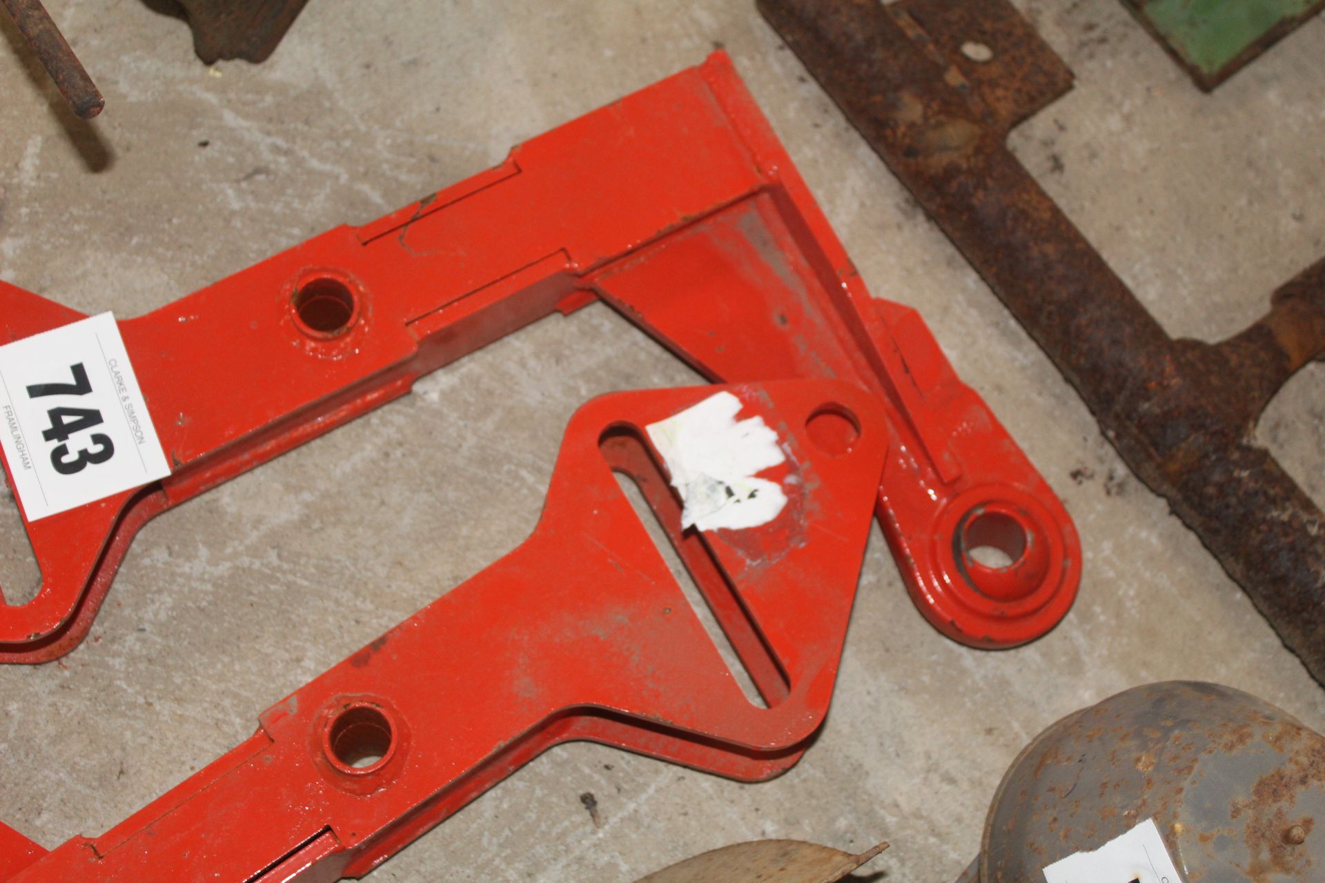 Pair of drill link arms. V - Image 3 of 3