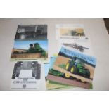 Qty of John Deere Brochures.