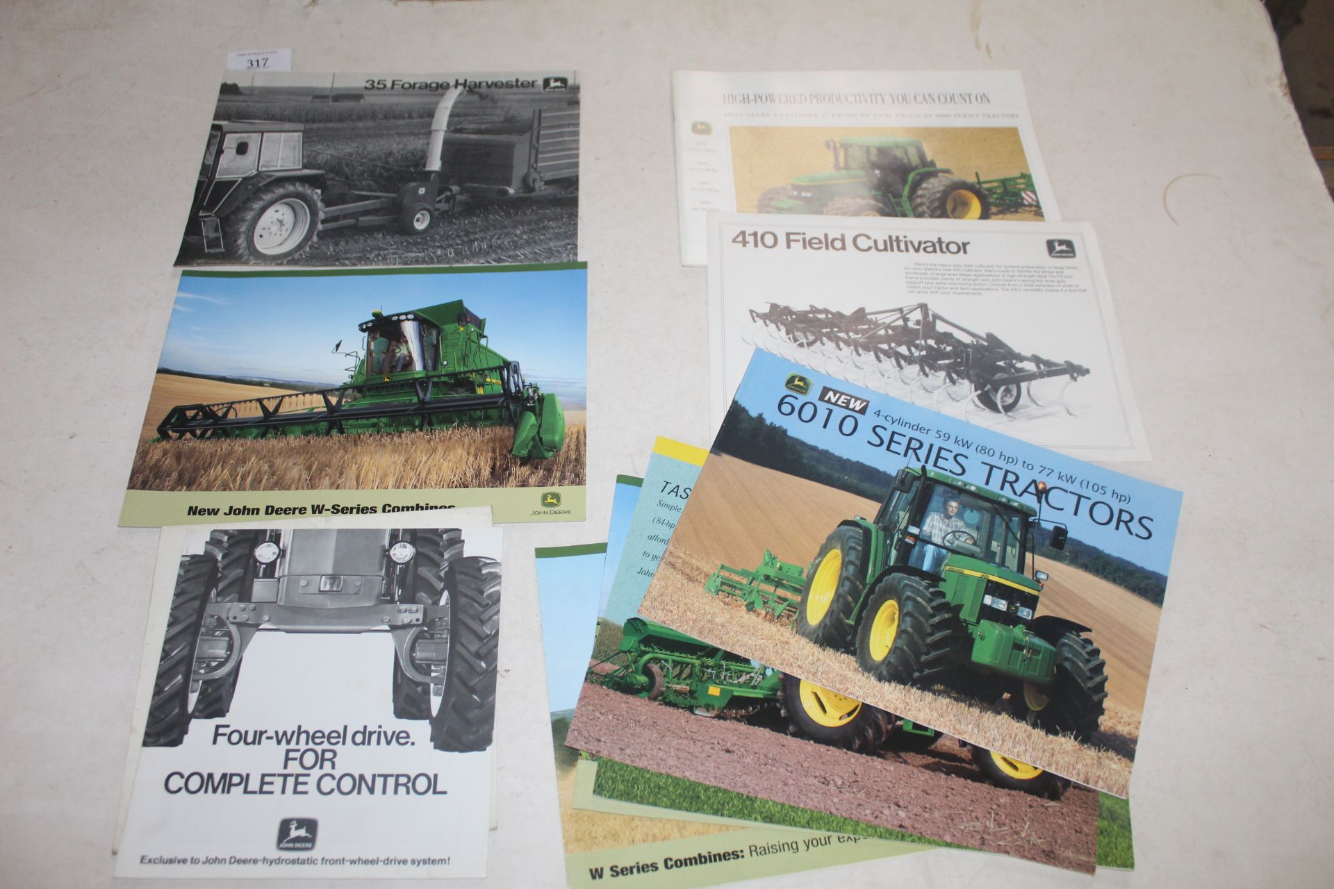 Qty of John Deere Brochures.