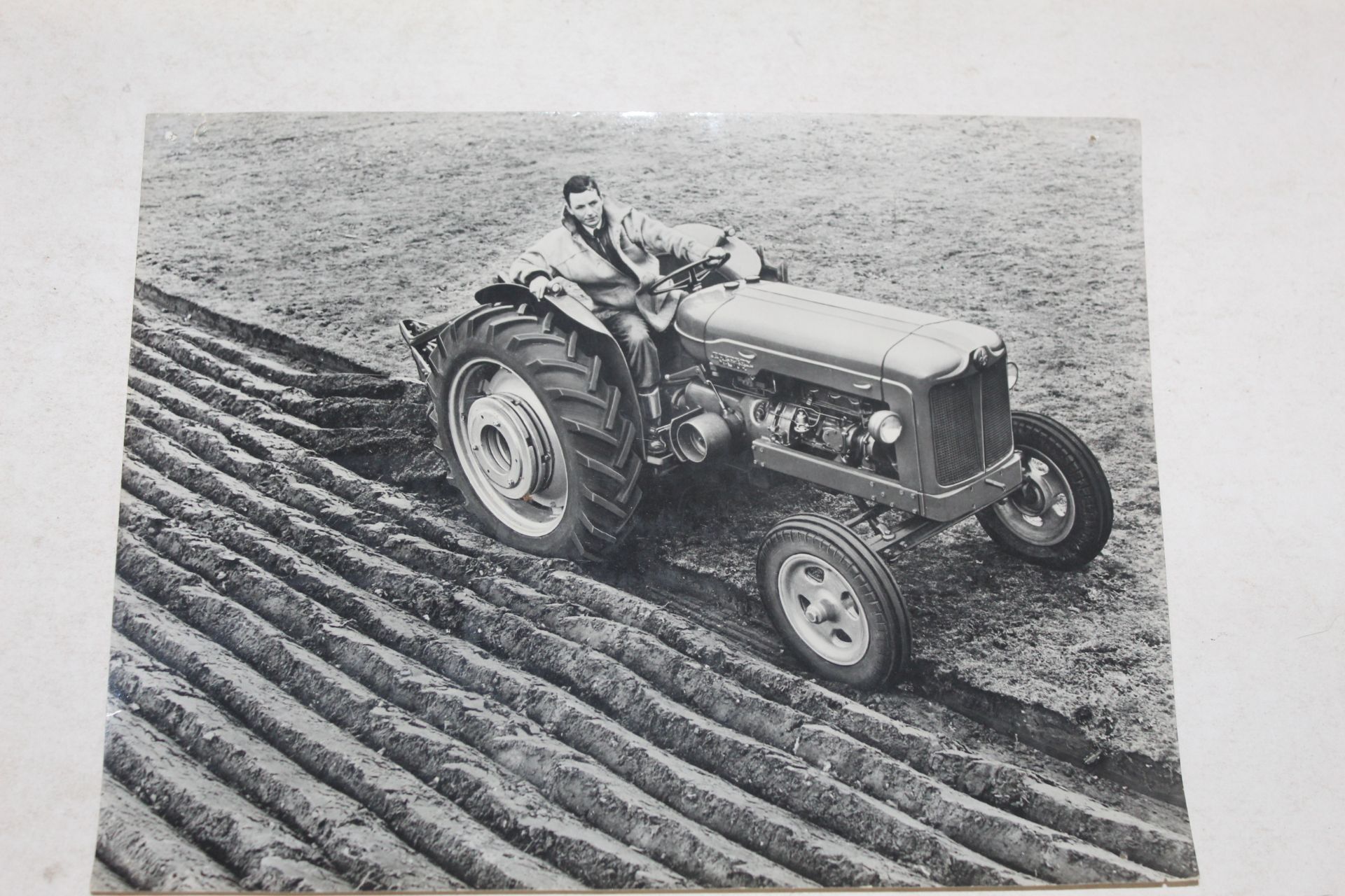 3x Original Fordson Major Tractor B & W Photos. - Image 2 of 4