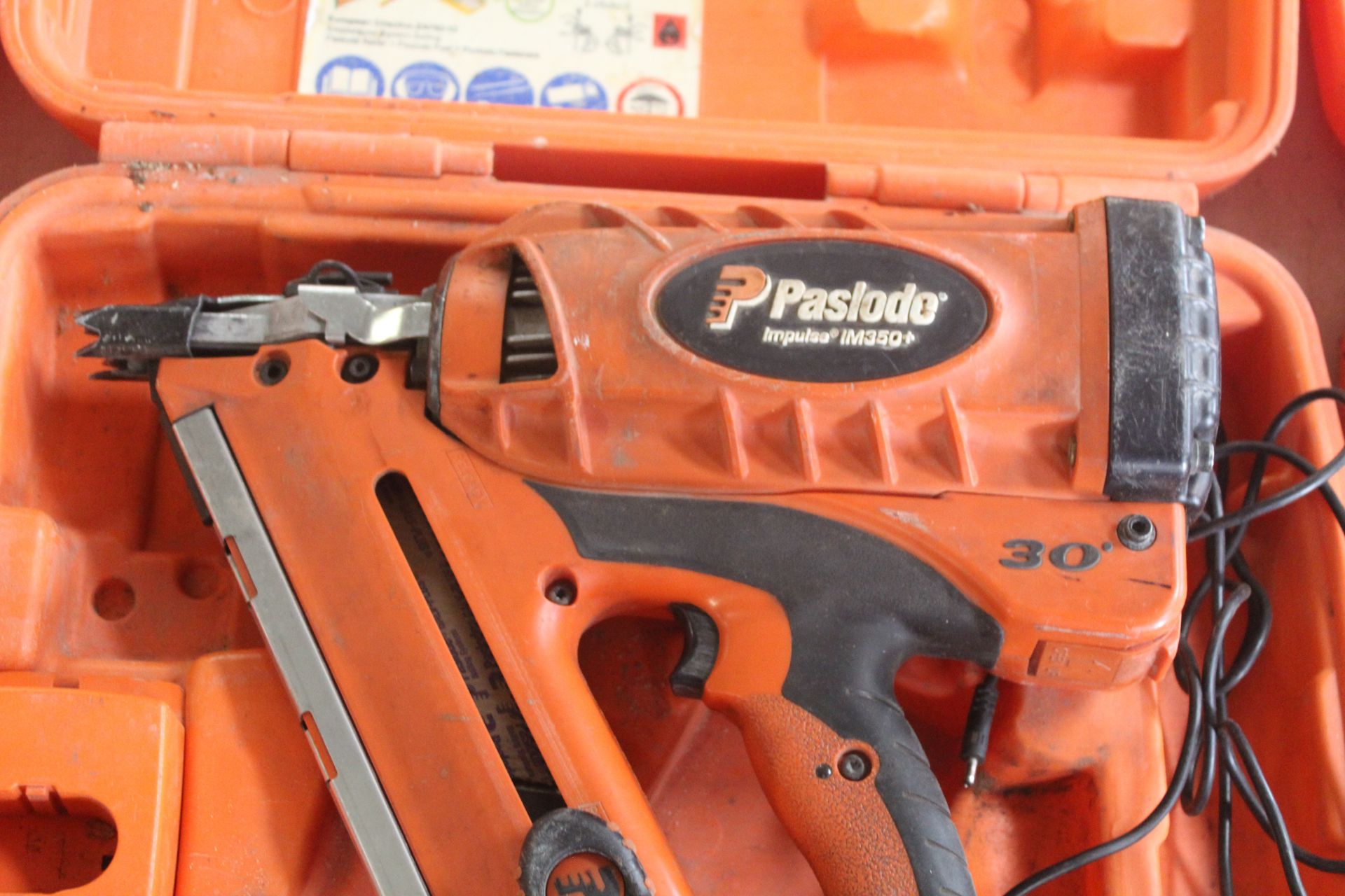 Paslode nail gun. With battery and charger. - Image 4 of 5