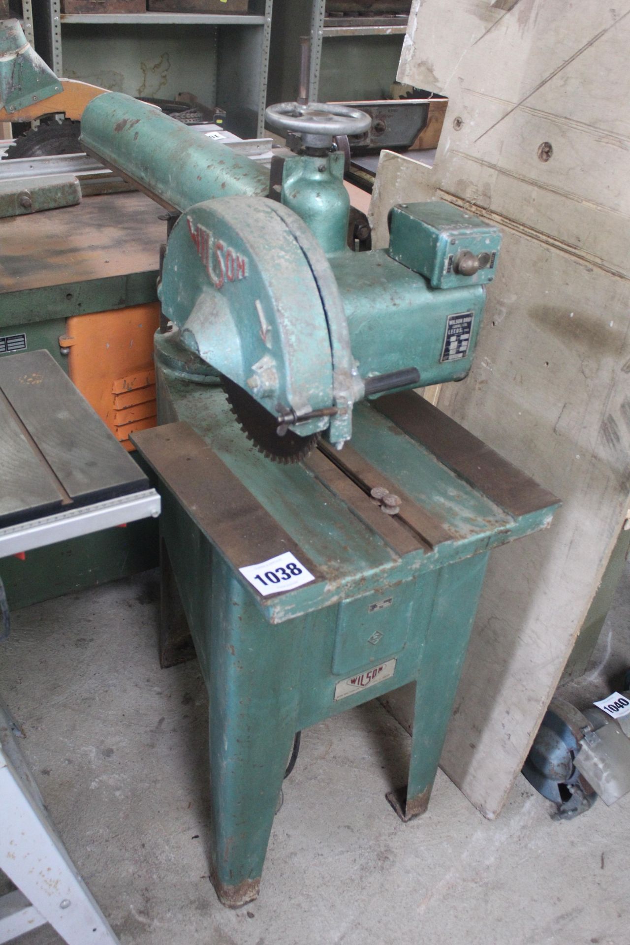 Wilson cross cut saw.